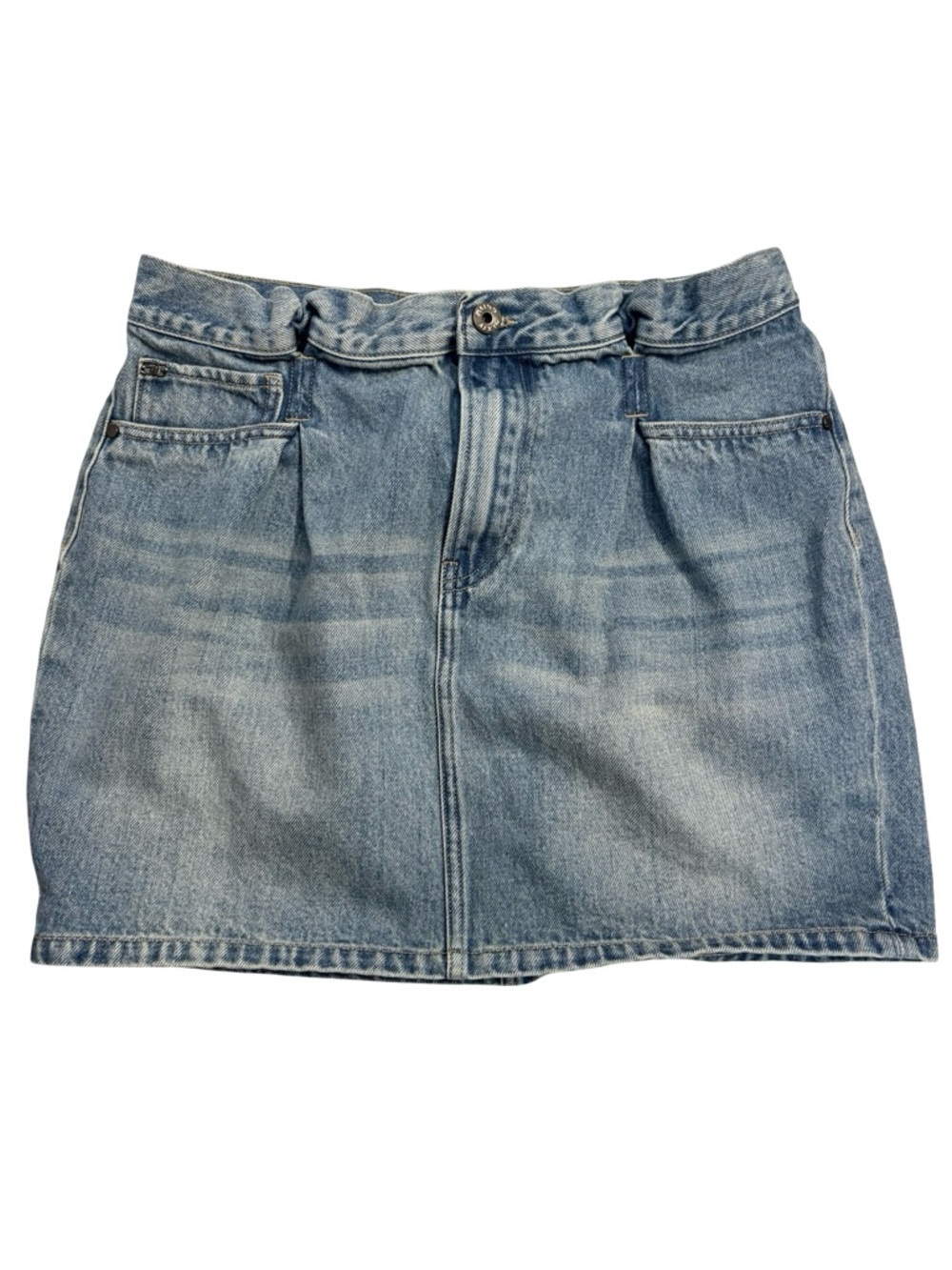 Miss Sixty Vintage Y2K Denim Mini Skirt Low Rise Blue Jean Skirt 2000s